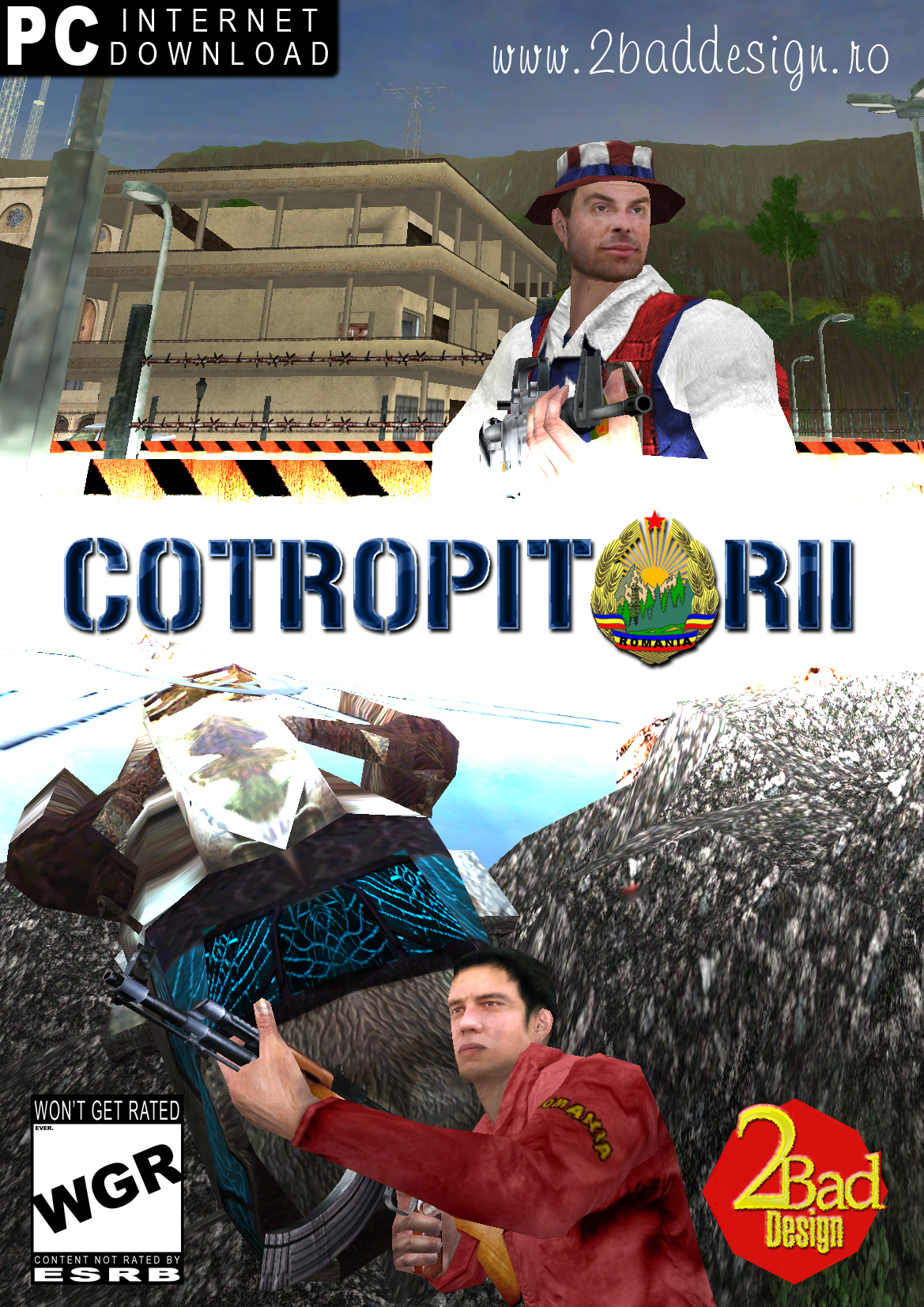 Cotropitorii Poster and game box art.
